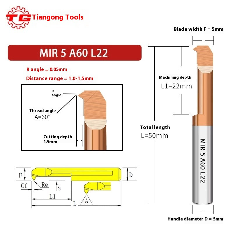 1121-MIR Small Bore Boring Tools Carbide MIL Coated Milling Cutter CNC Machining Center Stainless Steel End Mills Shandong Denso Pricision Tools Co.,Ltd.